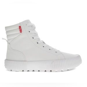 Levi’s White High Top CVS Sneakers Size 10